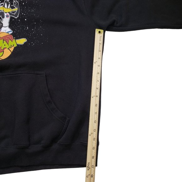 Space Jam Men's Black  Hoodie Sweatshirt Retro Bugs bunny Daffy Duck XXLarge - Picture 9 of 11